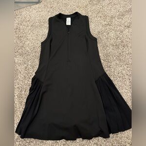 Euc Athleta match point black dress medium petite golf tennis pickleball